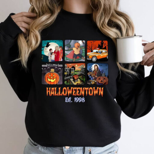 Retro Halloweentown Est 1998 Comfort Color Shirt, Halloween town University Sweatshirt, Retro Halloweentown Shirt, Disney Halloween Shirt