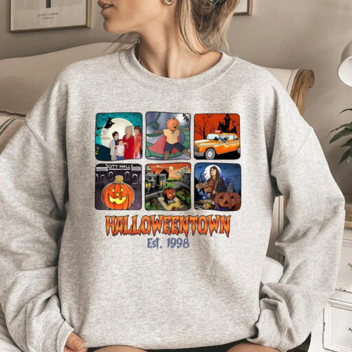 Retro Halloweentown Est 1998 Comfort Color Shirt, Halloween town University Sweatshirt, Retro Halloweentown Shirt, Disney Halloween Shirt