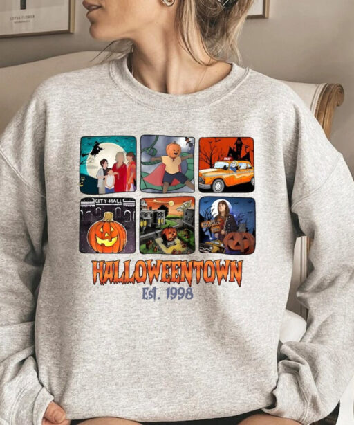 Retro Halloweentown Est 1998 Comfort Color Shirt, Halloween town University Sweatshirt, Retro Halloweentown Shirt, Disney Halloween Shirt