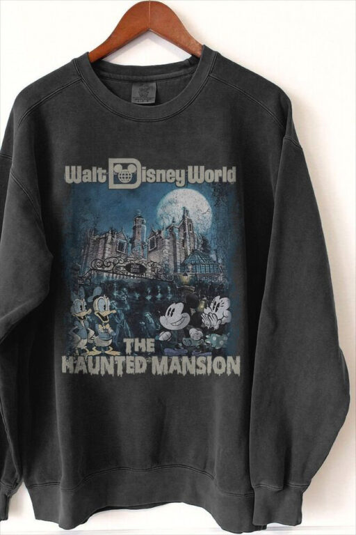 Retro Haunted Mansion Shirt, Retro Vintage Halloween, Disneyland Halloween Shirt, Haunted Maison Mickey Minnie,Stretching room,Haunted Mouse