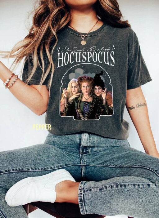 Retro Hocus Pocus Bleached Comfort Color Shirt, Halloween Sanderson Sisters Sweatshirt, Disney Halloween Party Unisex T-Shirt, Disneyworld.