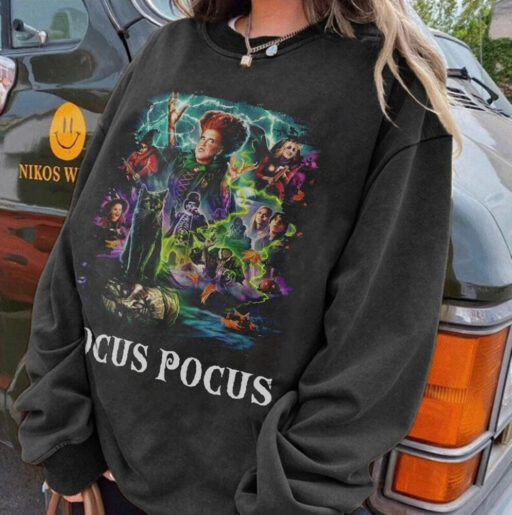 Retro Hocus Pocus Sweatshirt, Sanderson sister, Vintage Halloween Shirt, Retro Halloween, Halloween Witch, Salem Massachusetts, Salem Witch