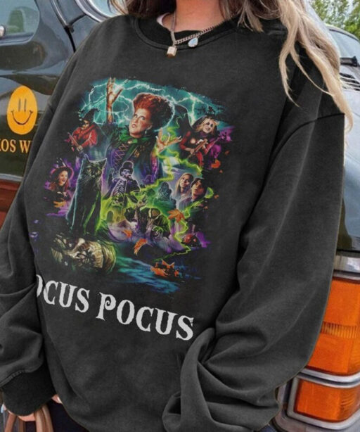 Retro Hocus Pocus Sweatshirt, Sanderson sister, Vintage Halloween Shirt, Retro Halloween, Halloween Witch, Salem Massachusetts, Salem Witch