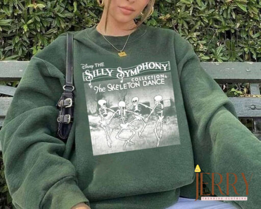 Retro Silly Symphony Sweatshirt, The Skeleton Dance Sweatshirt, Disney Halloween Sweatshirt, Disneyworld Shirts, Halloween Disneyland Shirt