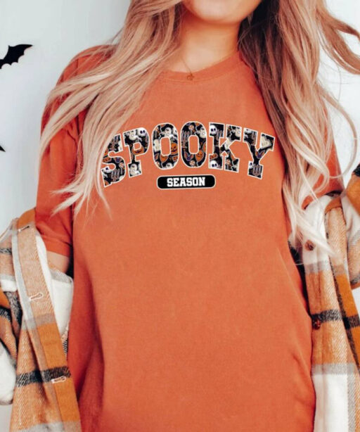 Retro Spooky Season Shirt, Spooky Season Shirt, Halloween Shirt, Groovy Halloween Shirt, Spooky Season T Shirt, Retro Halloween Sweatshirt