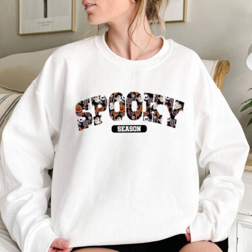 Retro Spooky Season Shirt, Spooky Season Shirt, Halloween Shirt, Groovy Halloween Shirt, Spooky Season T Shirt, Retro Halloween Sweatshirt