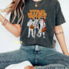 Retro Star Wars Stormtrooper Skeleton Mickey Ears Halloween Comfort Color Shirt, Funny Star Wars Halloween Shirt, Disney Halloween Party Tee