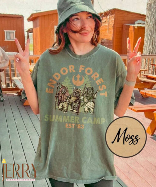 Retro Star Wars Wicket Ewoks Endor Shirt, Galaxy's Edge Shirt, Ewok Shirt, Star wars Shirt, Forest Summer Camp, Galaxy's Edge Trip