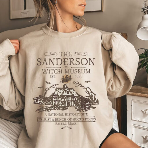 Retro The Sanderson Witch Museum EST 1963 Sweatshirt, Hocus Pocus Comfort Color Shirt,Halloween Shirt, Sanderson Sisters, Disney Witch Shirt