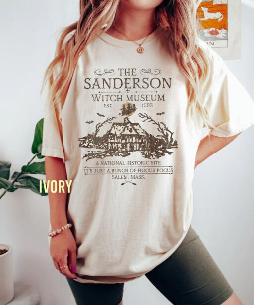 Retro The Sanderson Witch Museum EST 1963 Sweatshirt, Hocus Pocus Comfort Color Shirt,Halloween Shirt, Sanderson Sisters, Disney Witch Shirt