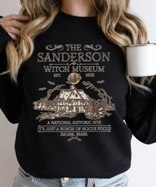 Retro The Sanderson Witch Museum EST 1963 Sweatshirt, Hocus Pocus Comfort Color Shirt,Halloween Shirt, Sanderson Sisters, Disney Witch Shirt