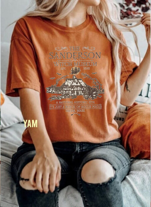 Retro The Sanderson Witch Museum EST 1963 Sweatshirt, Hocus Pocus Comfort Color Shirt,Halloween Shirt, Sanderson Sisters, Disney Witch Shirt