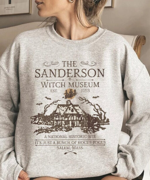 Retro The Sanderson Witch Museum EST 1963 Sweatshirt, Hocus Pocus Comfort Color Shirt,Halloween Shirt, Sanderson Sisters, Disney Witch Shirt