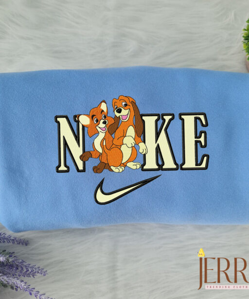 Rox et Rouky Disney Nike Embroidered Sweatshirt