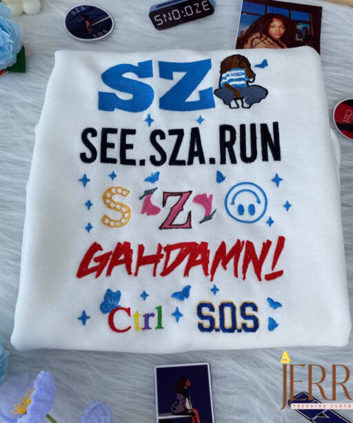 SZA Album Embroidered Sweatshirt