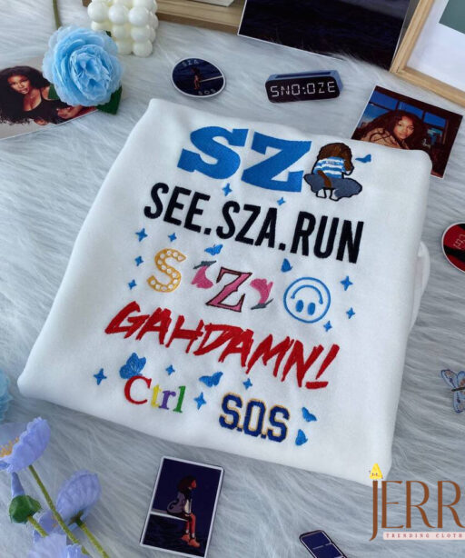 SZA Album Embroidered Sweatshirt