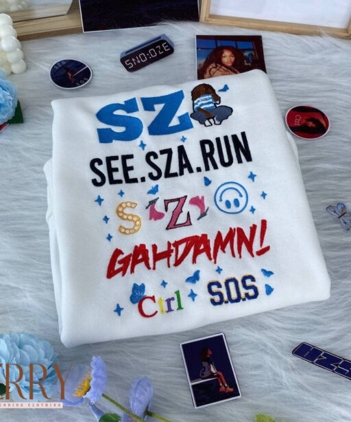 SZA Album Embroidered Sweatshirt