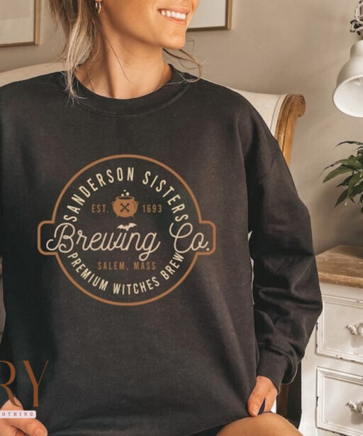 Sanderson Sister Brewing Co Sweatshirt, Halloween Sweatshirt ,Halloween Witches, Sanderson Sisters Sweatshirt, Brewing Co. Sweatshirt