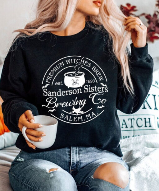 Sanderson Sister Brewing Co Sweatshirt, Sanderson Sisters Sweatshirt, Sanderson Sister Shirt, Halloween Shirt, Sanderson Sweatshirt