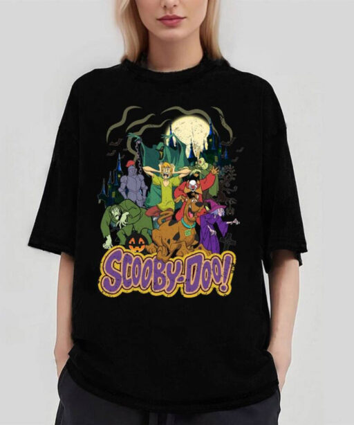 Scary Scooby Doo Shirt, Scooby Doo Friends Shirt, Retro Halloween Scooby Doo Shirt, Halloween Gifts, Vintage Scooby Doo Sweatshirt