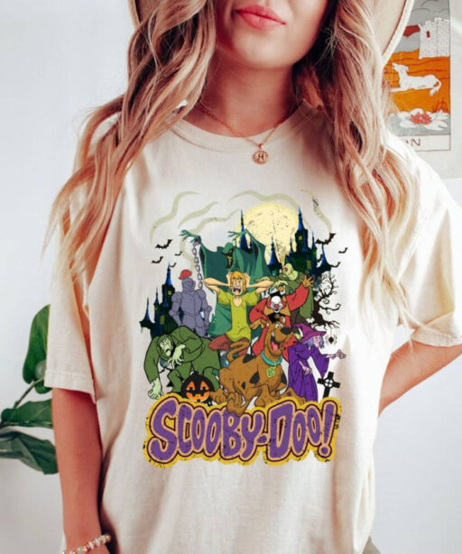 Scary Scooby Doo Shirt, Scooby Doo Friends Shirt, Retro Halloween Scooby Doo Shirt, Halloween Gifts, Vintage Scooby Doo Sweatshirt