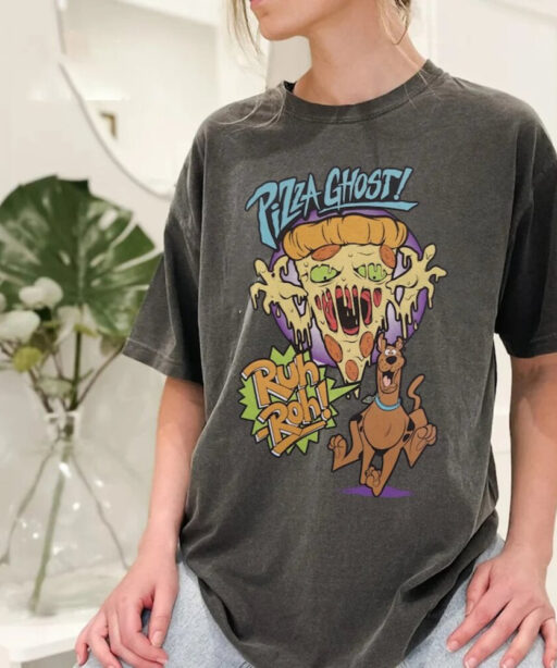 Scooby Doo Halloween shirt, scooby doo retro, pizza ghostface scooby doo, disney halloween, vintage disney scoobydo, ghostface halloween