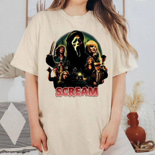 Scream Vintage Halloween Shirt, Halloween Shirt, Ghostface Shirts, Horror Movie Tee, Halloween Party, Scary Movie Shirt, Scream Sweatshirt