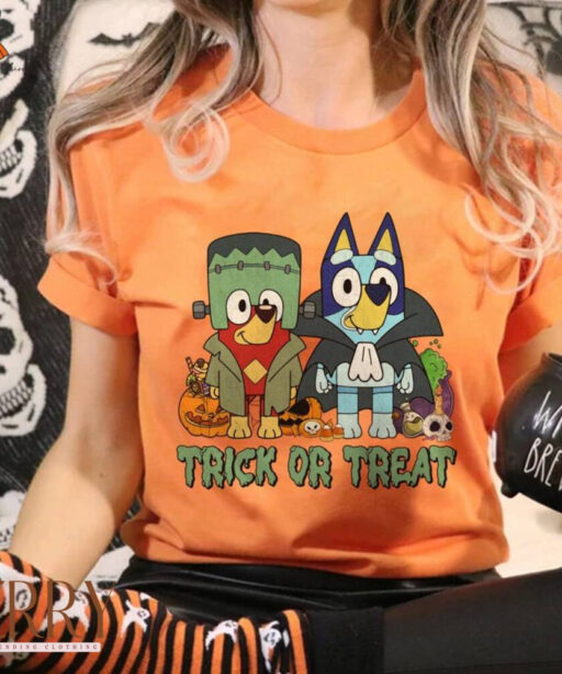 Halloween Horror Trick or Treat Shirt, Halloween Matching Family Shirt, Halloween Sweatshirt, Halloween Gifts, Spooky Season Sweatshirt