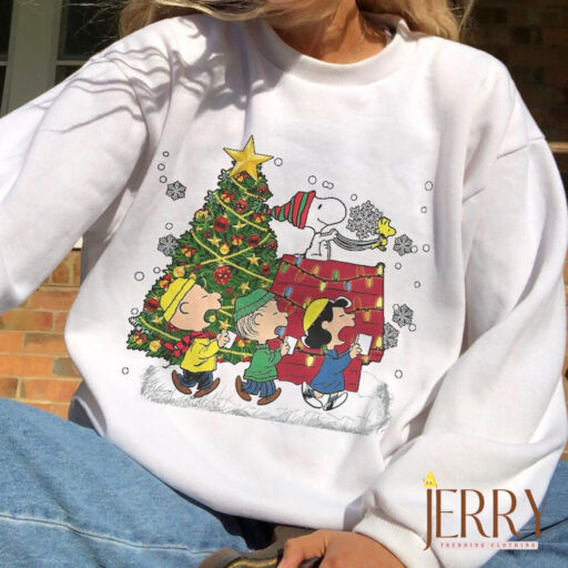 Snoopy christmas shirt, Charlie Brown and friends, Peanuts snoopy xmas, merry xmas snoopy, snoopy xmas crewneck, disney christmas movie tee