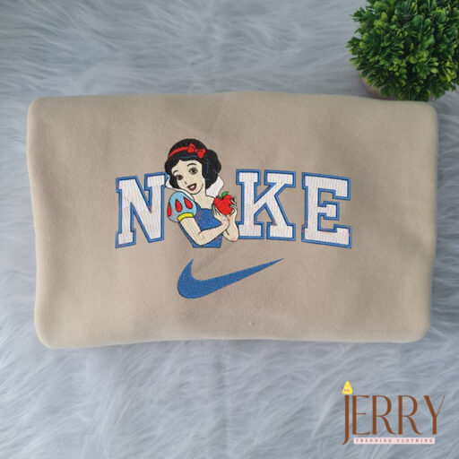 Snow White And Princess Disney Nike Embroidered Sweatshirts