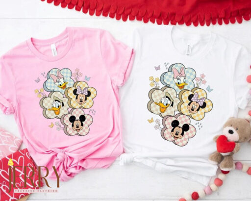 Spring Mouse Friends Shirt, Mickey Mouse Shirt, Mickey Minnie Donal Daisy Toddler Shirts, Disney Matching Tee, Disneyland Family Shirts