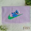 Stitch On The Grass Disney Nike Embroidered Sweatshirt