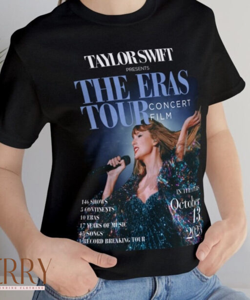 Taylor Swift Presents The Eras Tour Concert Film Shirt
