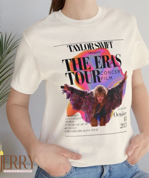 Taylor Swift Presents The Eras Tour Concert Film T Shirt