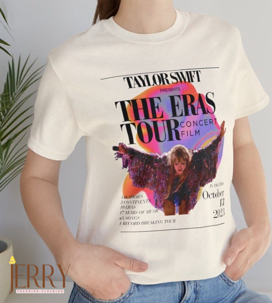 Taylor Swift Presents The Eras Tour Concert Film T Shirt