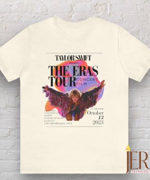 Taylor Swift Presents The Eras Tour Concert Film T Shirt