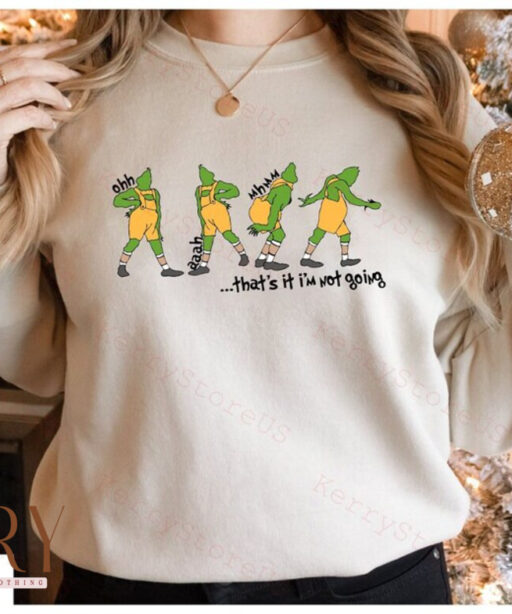 That's It I'm Not Going Christmas Shirt, Disney Funny Grinchmas Shirt, Christmas Shirt, Grinch Shirt, Christmas Disney Family Shirts