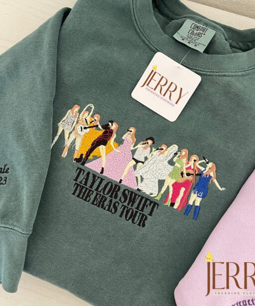The Eras Tour Taylor Swift Embroidered Sweatshirt