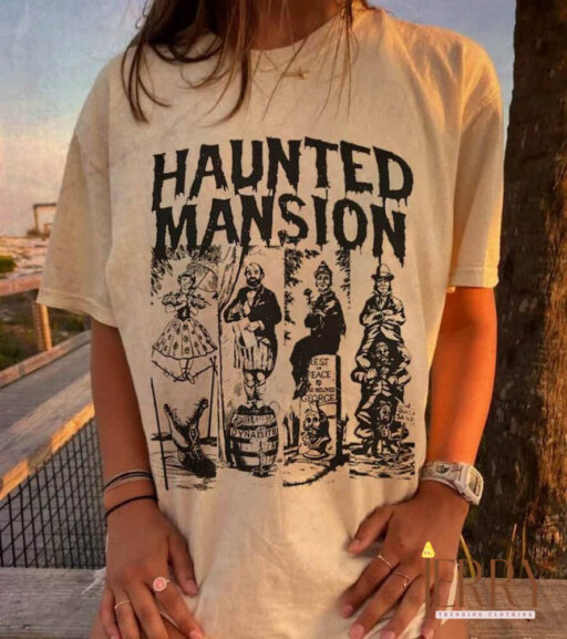 The Haunted Mansion Comfort Colors Shirt, Disney Halloween Shirt, Haunted Mansion Shirt, Halloween Matching, Haunted Mansion 1969