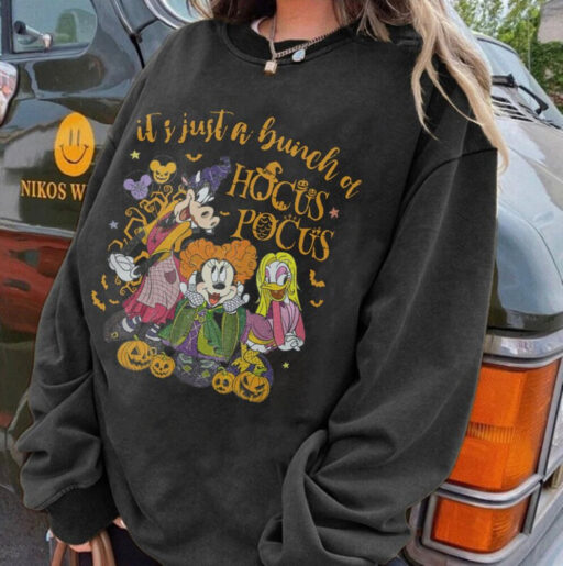 The Haunted Mansion shirt, Mickey and friend Hocus Pocus, Disney Witches shirt, It's Just A Bunch Of Hocus Pocus, Disney Sanderson Sisters