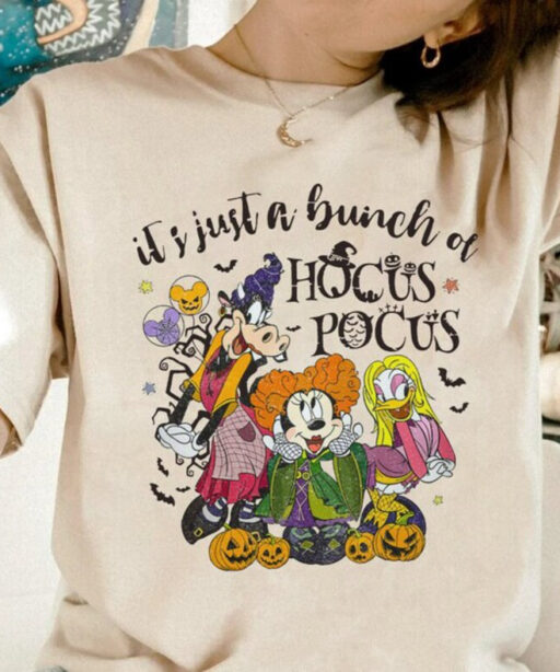 The Haunted Mansion shirt, Mickey and friend Hocus Pocus, Disney Witches shirt, It's Just A Bunch Of Hocus Pocus, Disney Sanderson Sisters