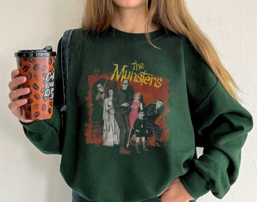 The Munsters Family shirt, Gothic Addams Family Frankenstein, Addams family, The Munster Tv Series, Frankenstein, Horror Movie Shirts