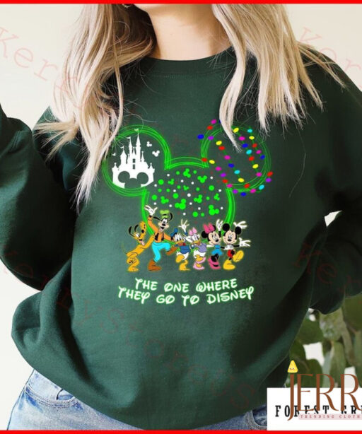 The One Where They Go To Disney Christmas Shirt, Disney Christmas shirt, Mickey And Friend Christmas Shirt, Disney Friends Shirt