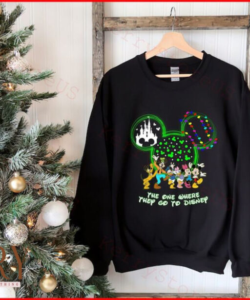 The One Where They Go To Disney Christmas Shirt, Disney Christmas shirt, Mickey And Friend Christmas Shirt, Disney Friends Shirt