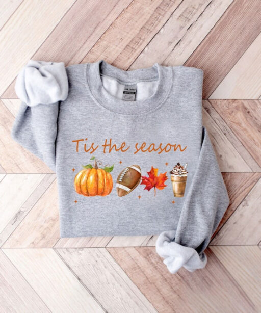 Tis The Season, Fall Coffee Shirt, Hot Coffee Shirt, Coffee Lovers Shirt, Fall Shirt, Pumpkin Latte Drink, Thanksgiving, Pumpkin Spice Shirt