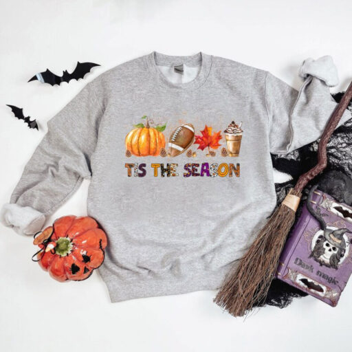 Tis The Season Shirt, Thanksgiving Pumpkin Shirt, Thanksgiving Gifts, Tis The Season Halloween Shirt, Fall Shirts for Women, Fall Gifts