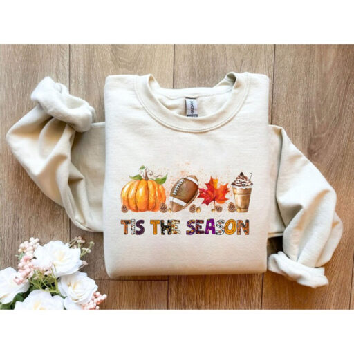 Tis The Season Shirt, Thanksgiving Pumpkin Shirt, Thanksgiving Gifts, Tis The Season Halloween Shirt, Fall Shirts for Women, Fall Gifts