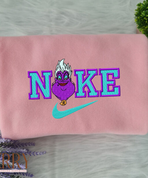 Ursula The Mermaid Disney Nike Embroidered Sweatshirt