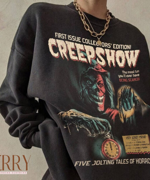 Vintage Creepshow Tales Of Horror Sweatshirt, Creepshow Stephen King Sweatshirt, Horror Movies Sweatshirt, Halloween Horror Shirt