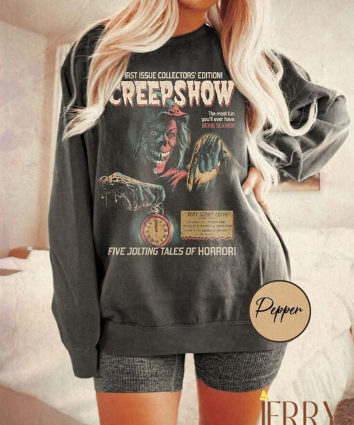 Vintage Creepshow Tales Of Horror Sweatshirt, Creepshow Stephen King Sweatshirt, Horror Movies Sweatshirt, Halloween Horror Shirt